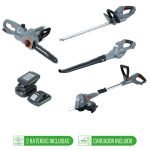 ORILLADORA KIT FULL JARDIN 18V INALAMBRICO GLADIATOR