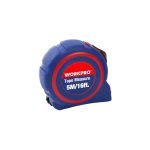 HUINCHA MEDIR 5 MT CUBIERTA DE GOMA WORKPRO