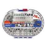 KIT ACCESORIOS MULTIPROPOSITO 276 PIEZAS TIPO DREMEL WORKPRO