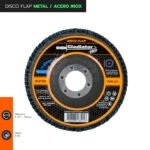 DISCO FLAP 4 1/2'; METAL / ACERO INOX GR36 811536