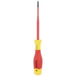 DESTORNILLADOR PLANO AISLADO DELGADO 0.6X3.5X100MM  WORKPRO