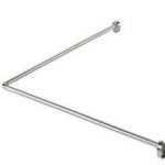 BARRA CORTINA CURVA 1 X 1 MT C/FLANCHES