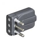 ENCHUFE MACHO VOLANTE 3P 10A TICINO