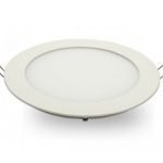 PANEL LED EMBUTIDO REDONDO 12W 3000K