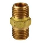 NIPLE BRONCE 1/2 HE-HE(HILO TUERCA)