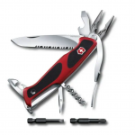 CORTAPLUMAS RANGERGRIP 174 HANDYMAN 130MM 17 FUN ROJO/NEGRO 0.9728.WC VICTORINOX