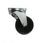 RUEDA PLASTICA NEGRA C/BASE 2'