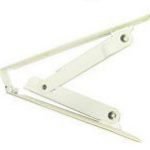 ESCUADRA REPISA PLEGABLE BLANCA 25X25 (PAR)