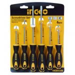 JGO ATORNILLADOR 6PCS IMANTADO INGCO/TOTAL