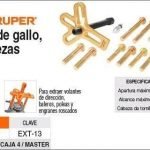 EXTRACTOR TIPO PATA GALLO 13PZAS TRUPER