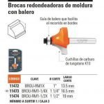FRESA 11474 REDONDEADORA 1 1/2'X3/4' TRUPER