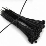 AMARRAS PLASTICAS NEGRA 380 MM X 7.6MM 55KGS NEGRA GRANDE GRUESA