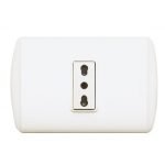 ENCHUFE EMBUTIDO SIMPLE 10/16A MEC