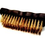 ESCOBILLA ACERO S/MANGO BRONCEADA CONDOR 1P-A ONDULADO