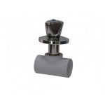 LLAVE PASO PPR CROMADA 20 MM VASTAGO 2.5