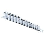 SET de DADOS TORX 1/4';-3/8';-1/2'; 14 piezas S06H