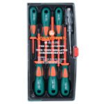 JUEGO 7 PZAS DESTORNILLADORES ELECTRICISTA 1000V