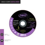 DISCO CORTE 4 1/2' x 0.8mm ACERO INOX 1211508