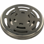 PILETA AC INOXIDABLE 10X10 REJILLA REDONDA PARA RECEPTACULO EN OBRA CP003 CORSOVALV