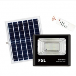 FSL PROYECTOR CON PANEL SOLAR 100W ,PANEL SOLAR 12W 12V,BATERIA 3.2V,5000MA*2 ,1096LM,ILUMINA 70㎡,10-12HRS , CON CABLE 4,5MET