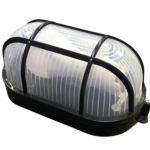 FSL FOCO TORTUGA OVALADA CON AMPOLLETA 7W 6500K BLACK PC IP54