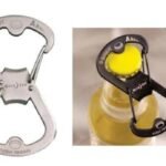 LLAVERO MOSQUETÓN C/DOBLE DESTAP.,ACERO,NEGRO