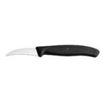 CUCHILLO TORNEADOR, MANGO NYLON NEGRO, 6CM
