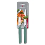 CUCH BISTEC & PIZZA,DENT,2U,SWISS MODERN,VERDE,12CM