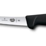 CUCH DESHUESAR, CURVO, HOJA ANCHA, FIBROX NEGRO, 15CM