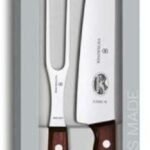 SET ASADO, 2 PZS, MANGO MADERA, (C)