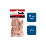 50 GALLETAS PARA ENSAMBLAR MADERA N°0. KWB. MASTER PACK :6 50 GALLETAS PARA ENSAMBLAR MADERA EINHELL