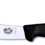 CUCHILLO DESPELLEJAR, TIPO AMERICANO, FIBROX NEGRO, 15CM