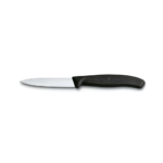 CUCHILLO VERDURA, PUNTIAGUDO, MANGO NYLON NEGRO, 10CM
