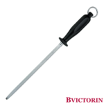 CHAIRA DOMESTICA REDONDA, MANGO NEGRO, 25CM