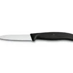 CUCHILLO VERDURA, DENT, PUNTIAGUDO, NYLON NEGRO, 8CM