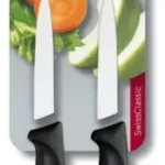 CUCHILLO VERDURA, 2U, DENTADO, NYLON NEGRO, 8CM, (B)