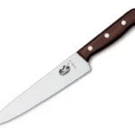 CUCHILLO COCINA, MEDIO GOLPE, MANGO MADERA, 19CM (C