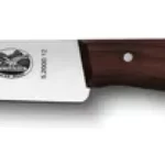 CUCHILLO COCINA, MEDIO GOLPE, MANGO MADERA, 12CM