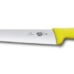 CUCHILLO CARNICERO, HOJA RECTA, MANGO FIBROX AMAR, 26CM