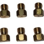 JGO INYECTORES ROSCA GRUESA COCINA GAS LICUADO 6PZS