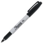 LAPIZ MARCADOR SHARPIE FINO NEGRO