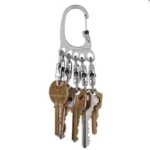 LLAVERO BIGFOOT,C/ 5 MOSQUETONES EXTRA,ACERO