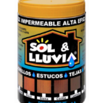 BARNIZ IMPERMEABILIZANTE 1/4 GAL SOL Y LLUVIA CAOBA
