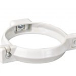 ABRAZADERA TUBO BAJADA 75 MM CANALETA PVC BLANCO PH25