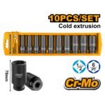 JGO DADO IMPACTO LARGOS DR 1/2' INGCO