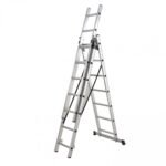 ESCALERA  EXTENSIBLE ALUMINIO 3 TRAMOS 4,27MT GLADIATOR