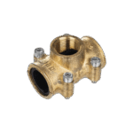 ABRAZADERA DE LATÓN C/TOMA HI 1/2 RB @15MM