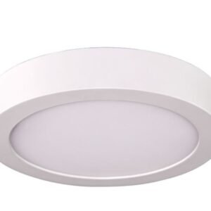 Panel led sobrepuesto redondo 12w luz fria
