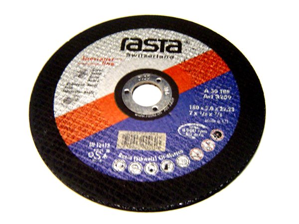 Disco corte metal 7″ 1.6 mm delgado n2309 rasta
