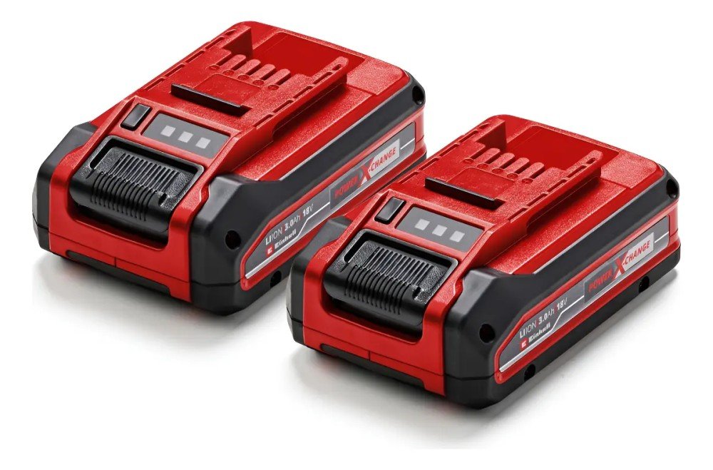Bateria pack x2 (dos unid) 3ah, 18v, 900w, einhell